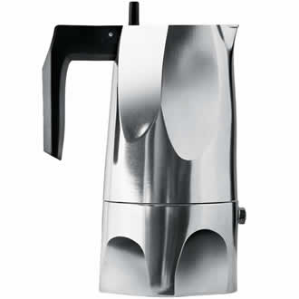Alessi Ossidiana Percolator 3-kops MT18/3 Aluminium