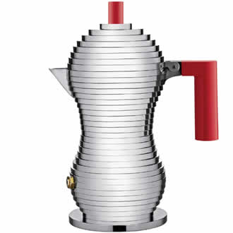Alessi Pulcina Percolator 1-kops MDL02/1 R Rood