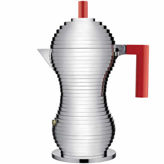 Alessi Pulcina Percolator 6-kops MDL02/6 R Rood