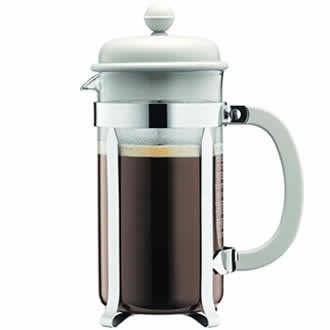 Bodum Caffettiera Cafetière 8 kops 1 Liter Wit