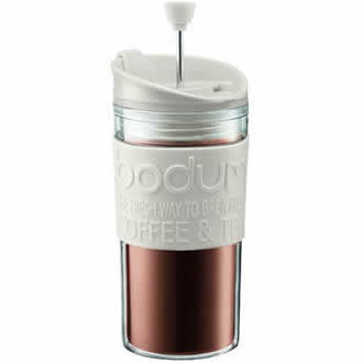 Bodum Travel Press Cafetière 0,35 L Set Wit