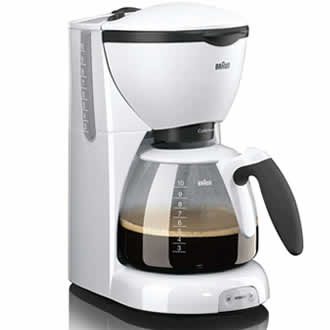 Braun Caf&eacute;House PurAroma KF 520/1 Wit Koffiezetapparaat