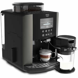 Krups Essential EA819E Titanium Espressomachine