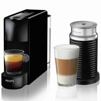 Krups Nespresso Essenza Mini & Aeroccino 3 XN1118 Zwart