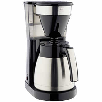 Melitta Easy II Top Therm Steel Zwart Koffiezetapparaat