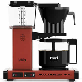 Moccamaster KBG Select Brick Red Koffiezetapparaat