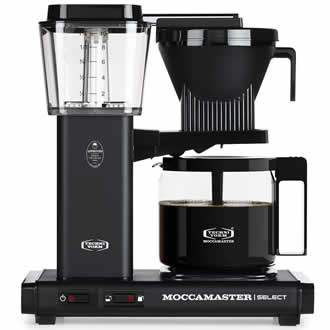 Moccamaster KBG Select Matt Black Koffiezetapparaat
