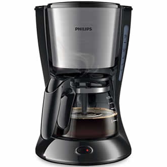 Philips Daily Collection HD7435/20 RVS/Zwart Koffiezetapparaat