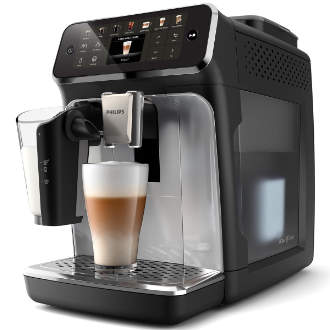 Philips Series 4400 EP4446/70 Zwart/Zilver Espressomachine