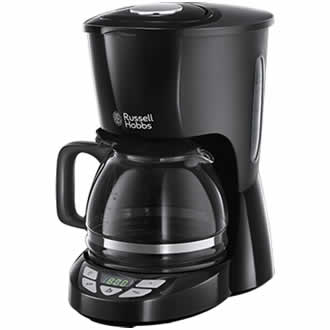 Russell Hobbs Textures Plus Zwart Koffiezetapparaat