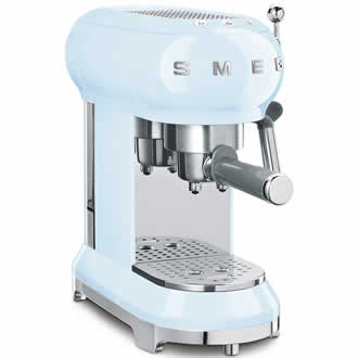 Smeg Espressomachine ECF01PBEU Pastelblauw