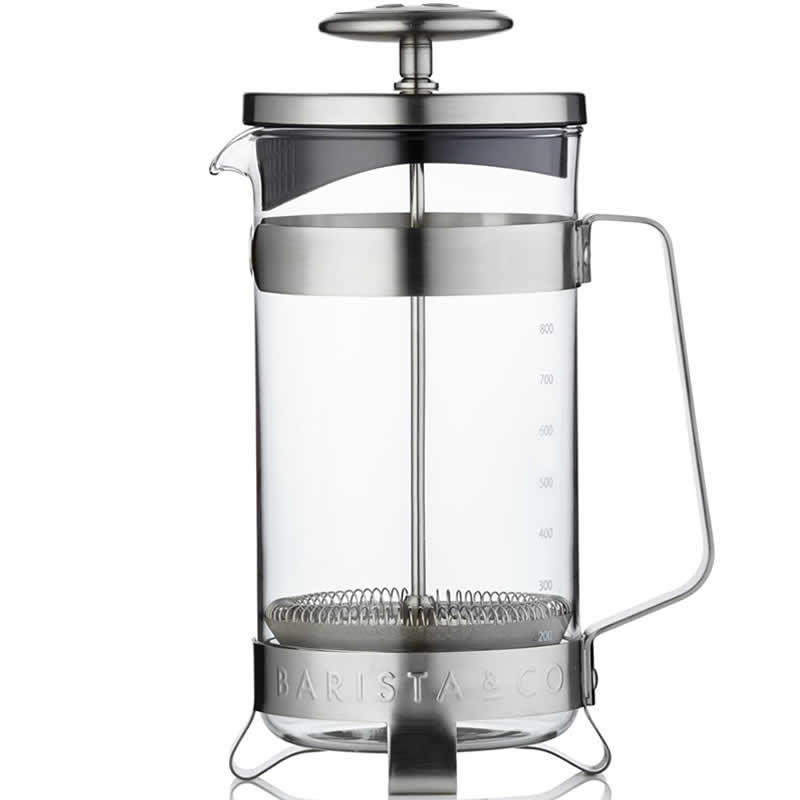 Barista & Co Cafetière 8 kops 1 Liter Electric Steel