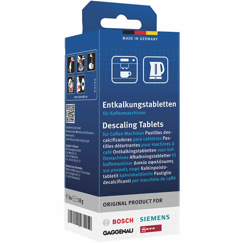 Bosch Ontkalkingstabletten 00310967 6 stuks