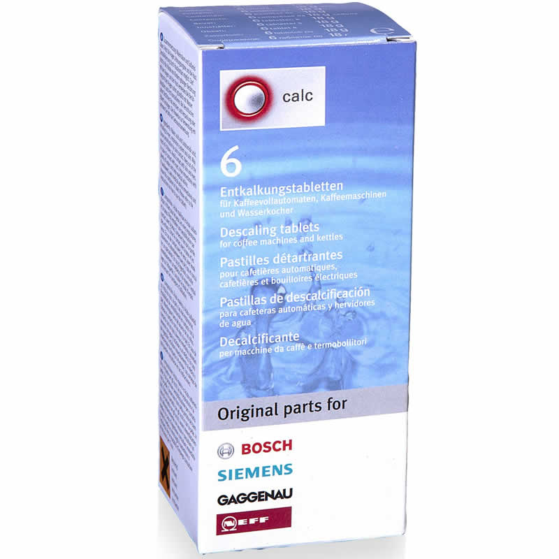 Bosch TCZ6002 Ontkalkingstabletten 6 stuks