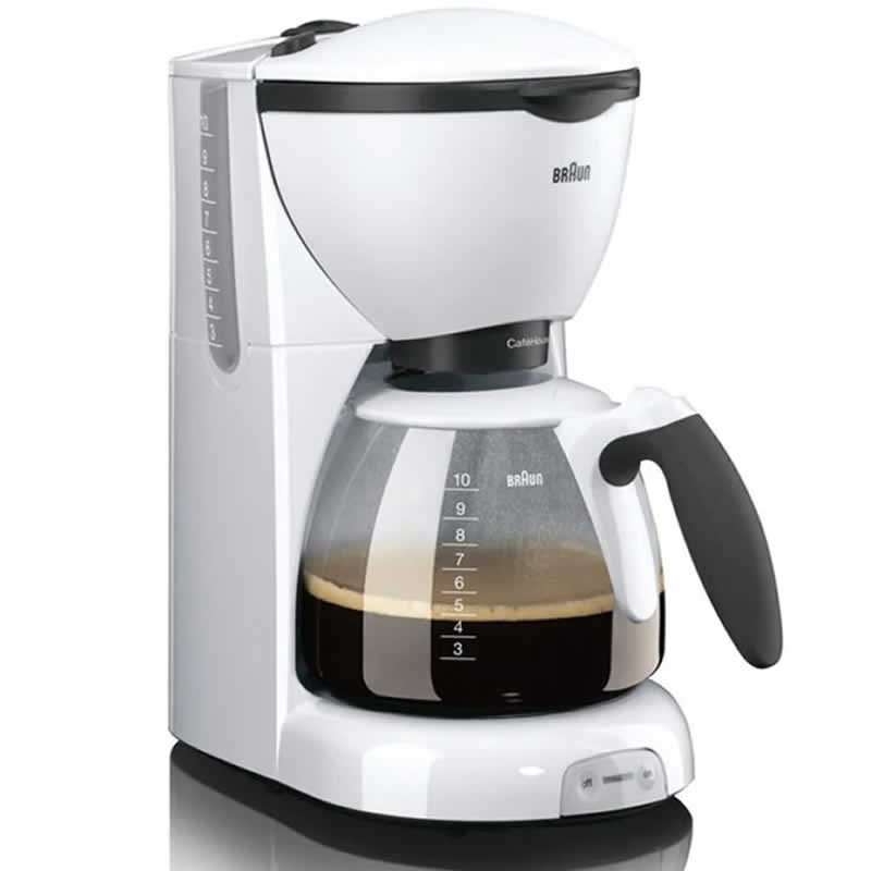 Braun CaféHouse PurAroma KF 520/1 Wit Koffiezetapparaat