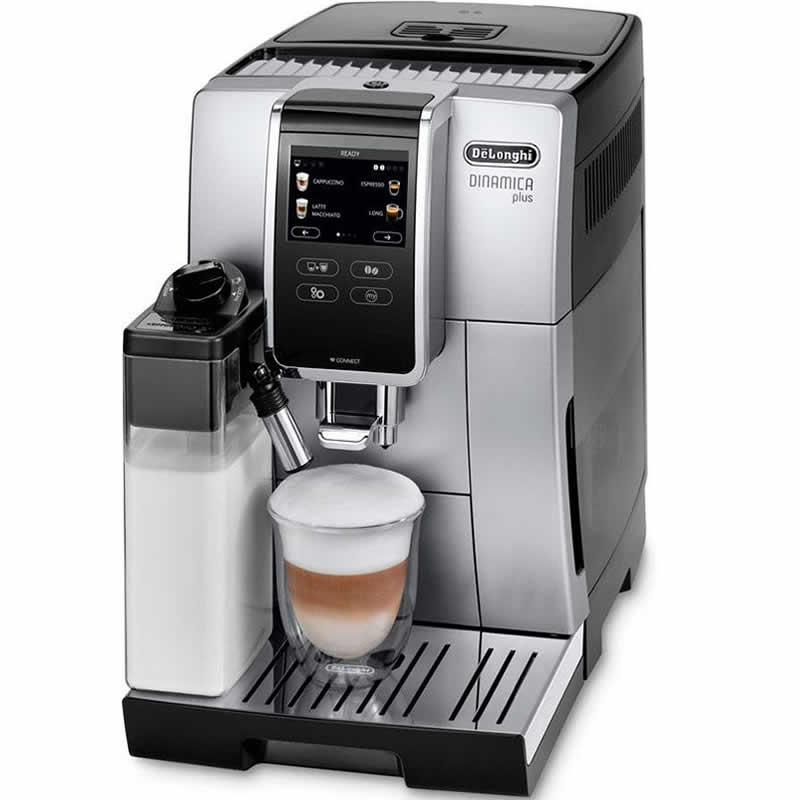 De'Longhi Dinamica Plus ECAM 370.85.SB Zilver Espressoapparaat