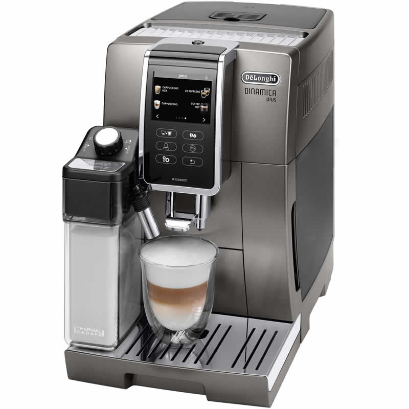 De'Longhi Dinamica Plus ECAM 370.95.T Titanium Espressoapparaat