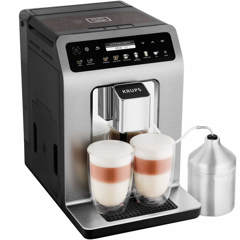 Krups Evidence Plus EA894T Titanium Espressomachine