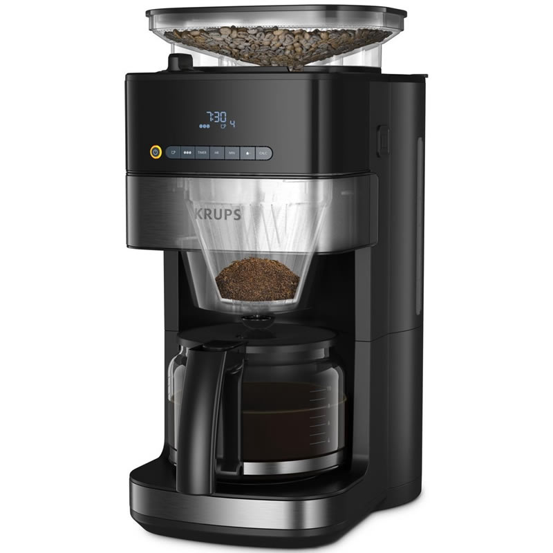 Krups Grind en Brew KM8328 Zwart Koffiezetapparaat