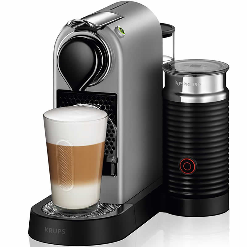 Krups Nespresso CitiZ & Milk XN761B Zilver