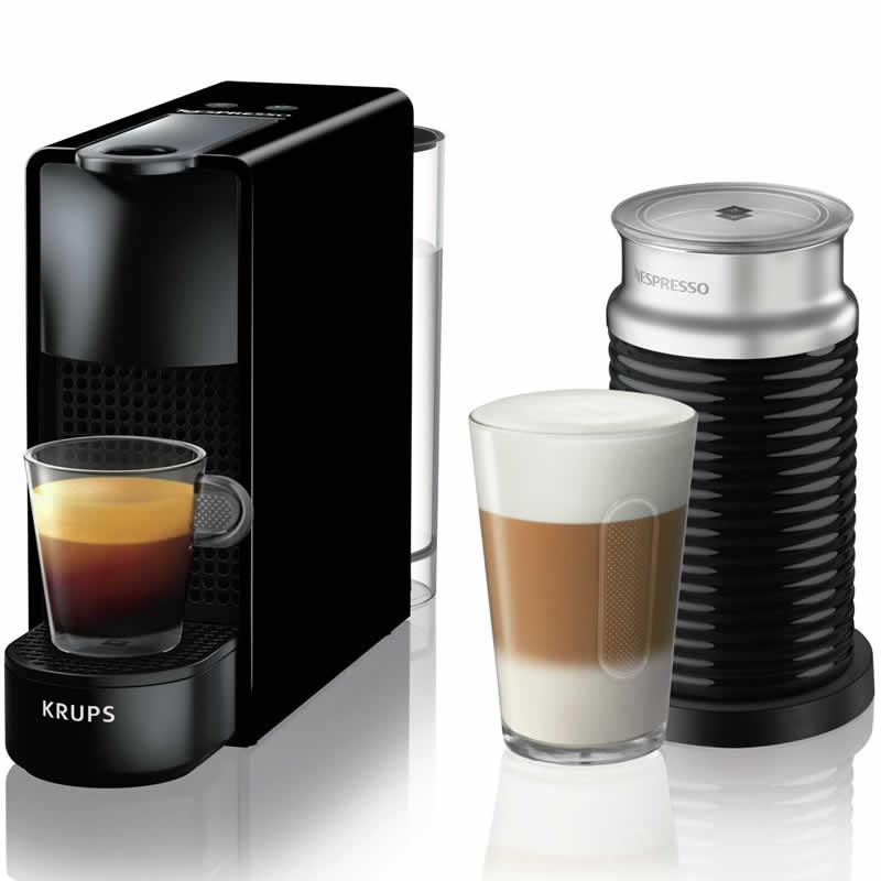 Krups Nespresso Essenza Mini & Aeroccino 3 XN1118 Zwart
