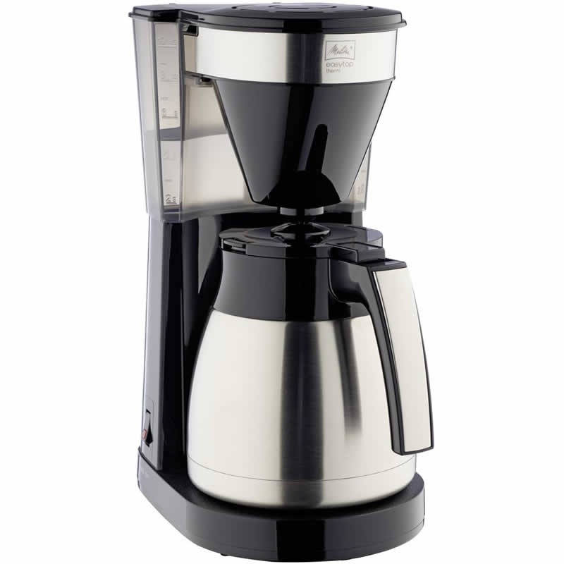 Melitta Easy II Top Therm Steel Zwart Koffiezetapparaat