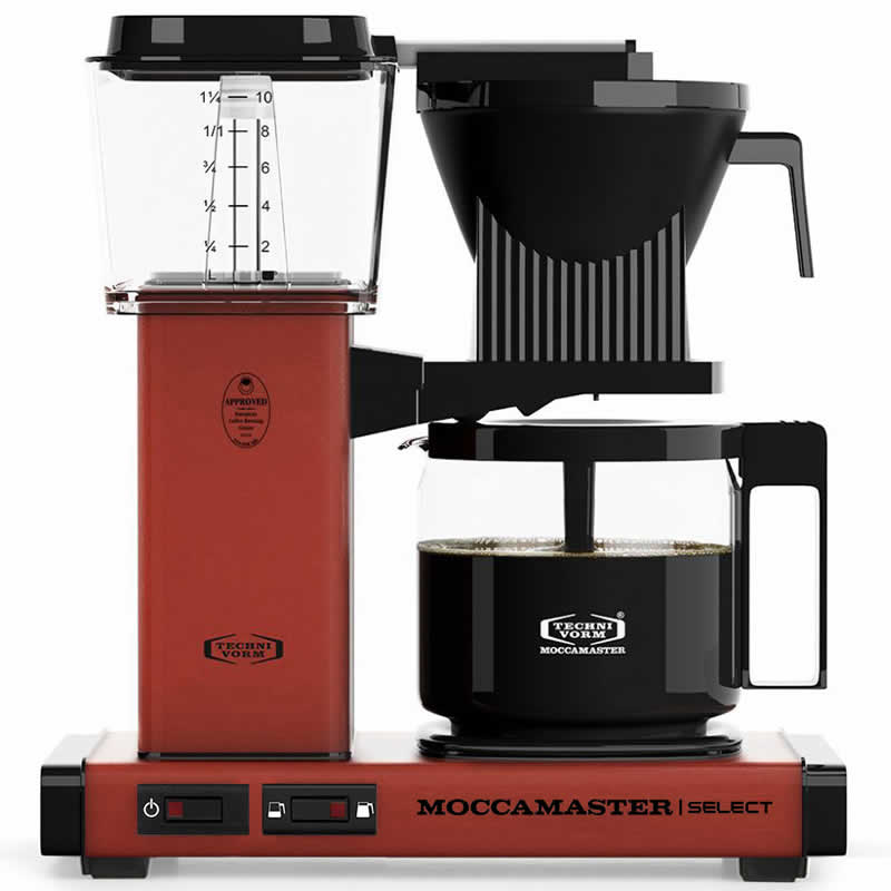 Moccamaster KBG Select Brick Red Koffiezetapparaat