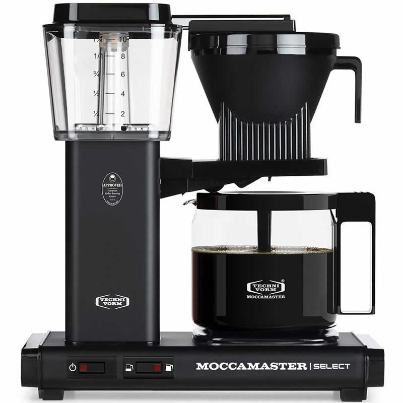 Moccamaster KBG Select Matt Black Koffiezetapparaat