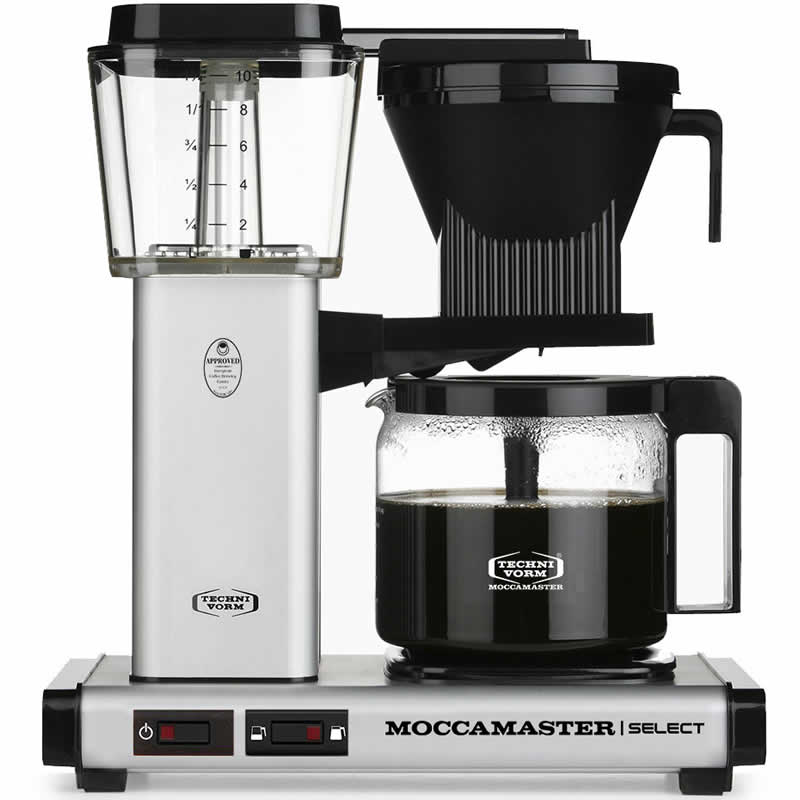 Moccamaster KBG Select Matt Silver Koffiezetapparaat