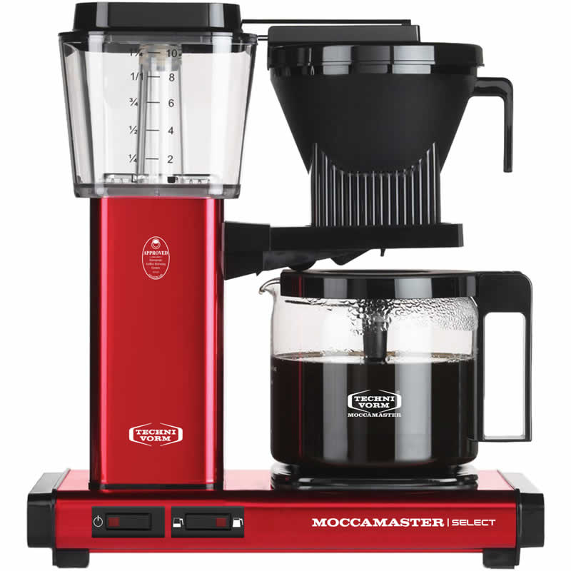 Moccamaster KBG Select Red Metallic Koffiezetapparaat