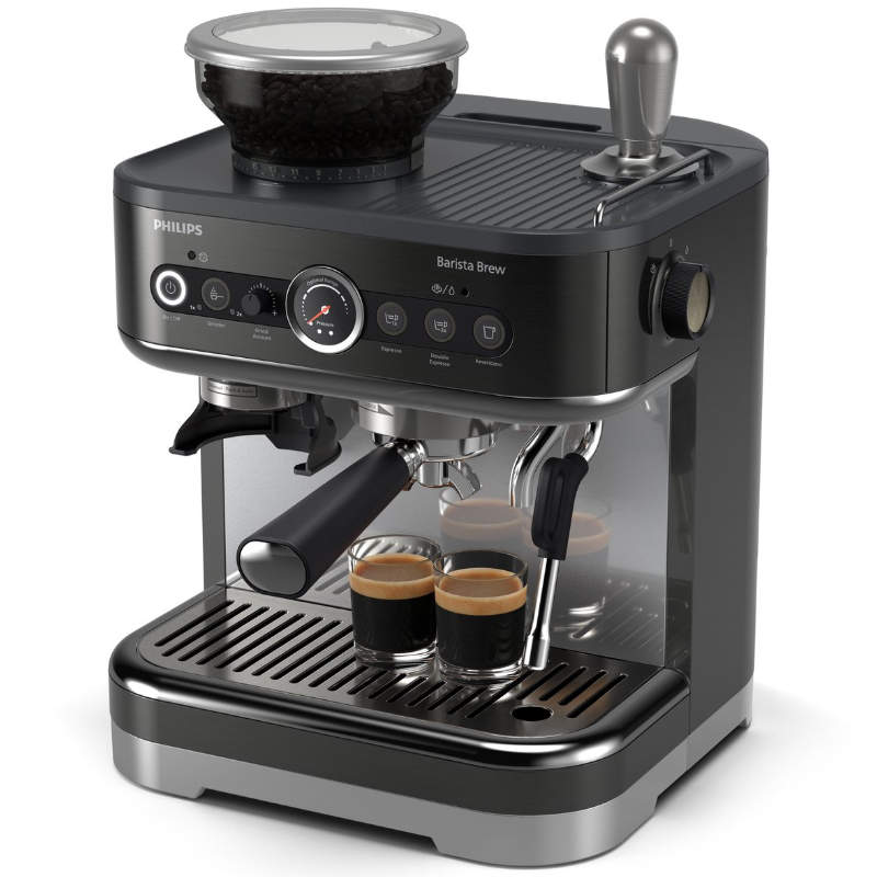 Philips Barista Brew PSA3218/10 Zwart/RVS Pistonmachine