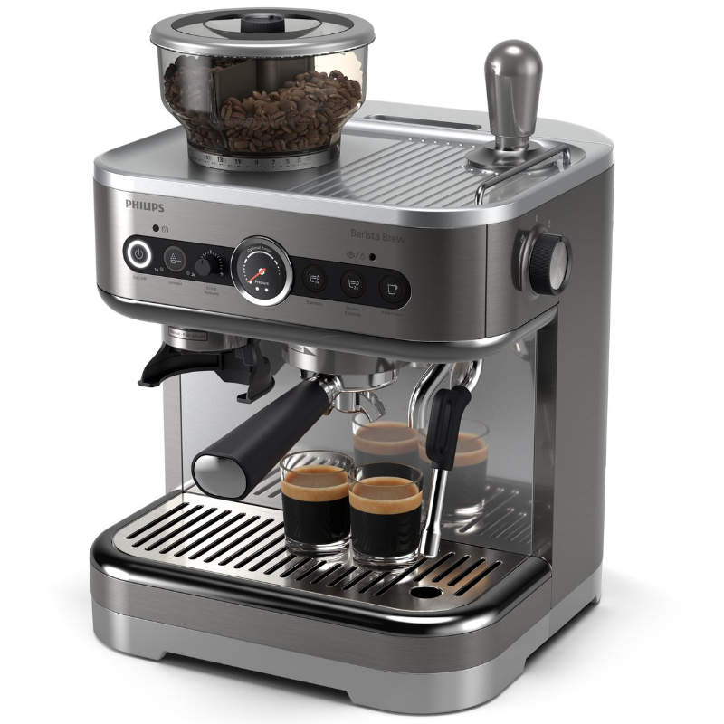 Philips Barista Brew PSA3228/01 Zilver Pistonmachine