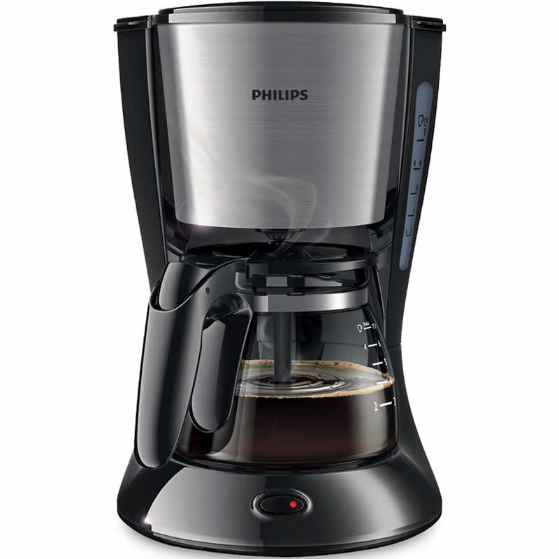 Philips Daily Collection HD7435/20 RVS/Zwart Koffiezetapparaat