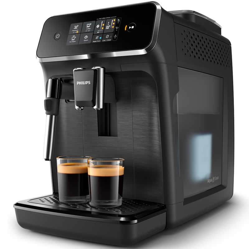 Philips Series 2200 EP2220/10 Mat Zwart/RVS Espressomachine
