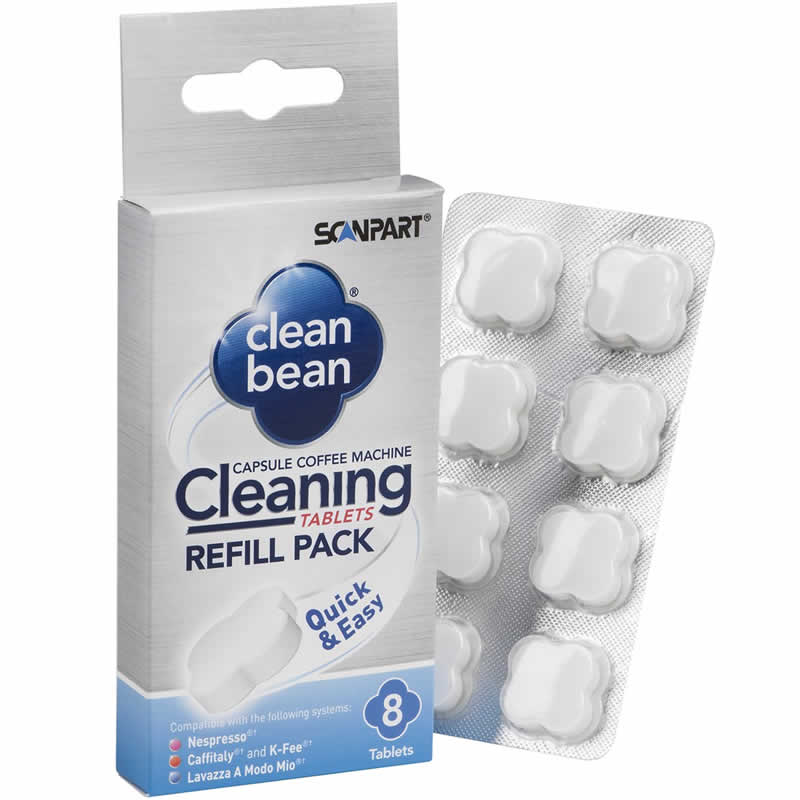 Scanpart CleanBean reinigingstabletten 8 stuks