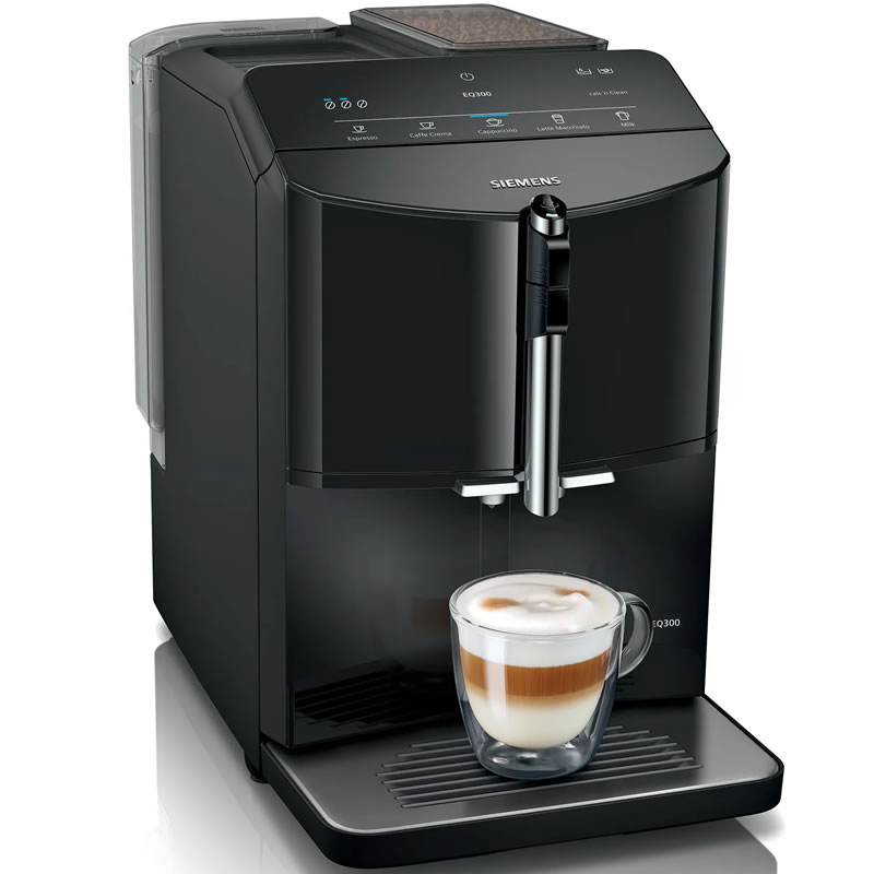 Siemens EQ.300 TF301E09 Piano Zwart Espressomachine