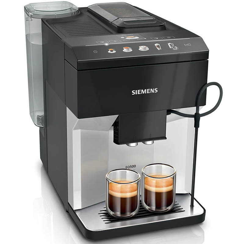 Siemens EQ.500 classic TP511R01 Licht Zilver/Piano Zwart volautomaat Espressomachine