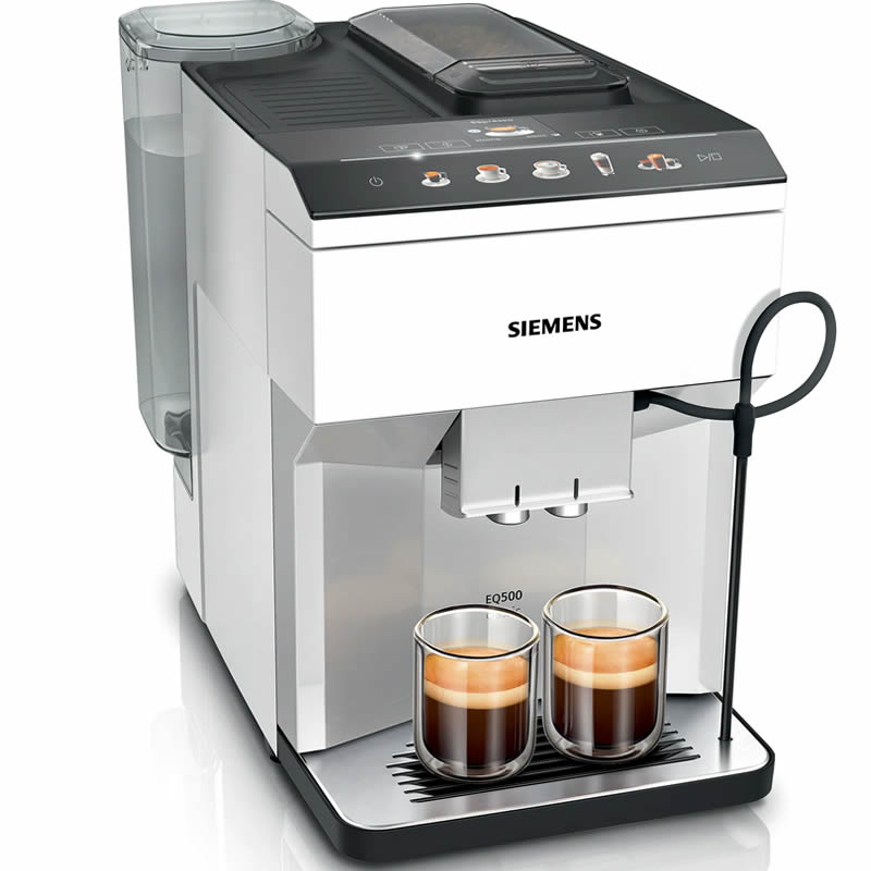 Siemens EQ.500 classic TP515R02 Licht Zilver/Wit volautomaat Espressomachine