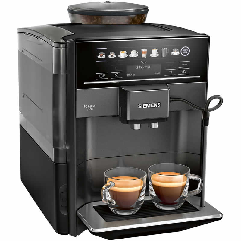 Siemens EQ.6 plus s100 TE651319RW Zwart Espressomachine