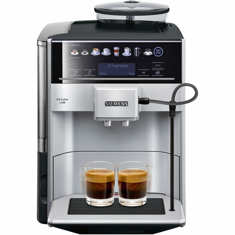 Siemens EQ.6 plus s300 TE653311RW Zilver Espressomachine