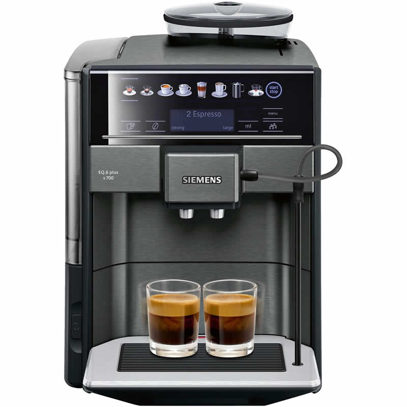 Siemens EQ.6 plus s700 TE657319RW Donker RVS Espressomachine