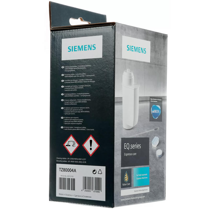 Siemens Reiniging en onderhoudsset voor volautomatische koffiemachines - EQ Series TZ800