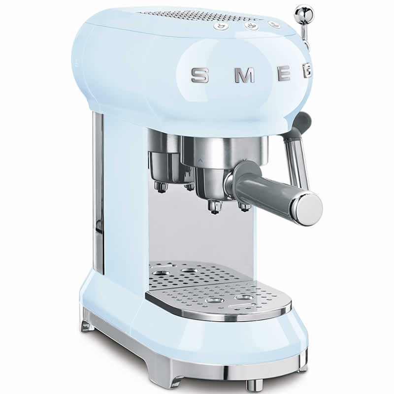 Smeg Espressomachine ECF01PBEU Pastelblauw