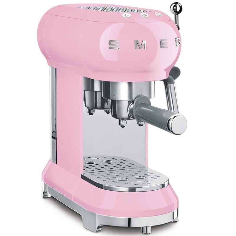 Smeg Espressomachine ECF01PKEU Roze