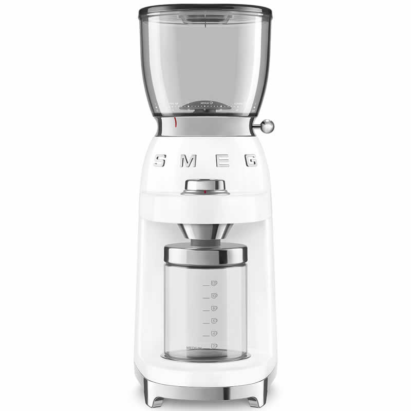 Smeg Koffiemolen CGF01WHEU Wit